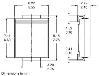 Mechanical Drawing - Nexperia GS10M Recovery Rectifier